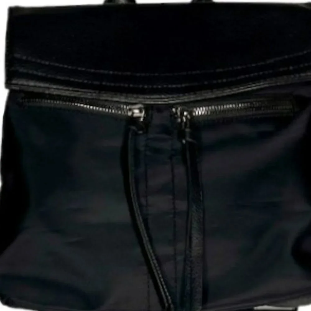 Botkier New York Nylon Backpack - Black - 9 x 11 x 3.5”